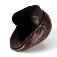 New Fashion PU Leather Beret Hat Cap