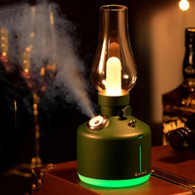 Vintage Rechargeable Night Light & Air Humidifier Steamer