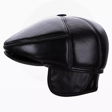 New Fashion PU Leather Beret Hat Cap