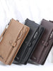 HENGSHENG Double Cardholder Long Wallet for Mobile