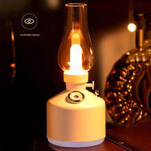 Vintage Rechargeable Night Light & Air Humidifier Steamer