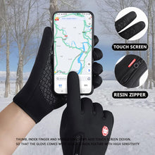 Winter Warm Anti-Slip Touch Screen Full Finger Waterproof Gloves