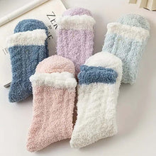 5 Pairs New Fashion Coral Velvet Fluffy Winter Warm Warm Socks Premium Quality