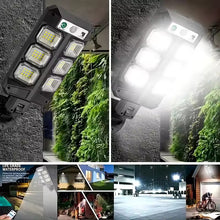 Solar Street Sensor Lamp With Solar Panel & Remote Control