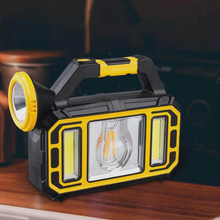 Solar Portable Lamp Multi-functional Outdoor Searchlight Strong Light Large Capacity Long Battery Life