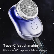 Mini Electric Travel Shaver For Men Pocket Size Washable Rechargeable Portable Painless Cordless Trimmer