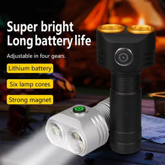 Rechargeable LED Flashlight Side-Switch Mini Light