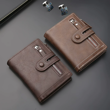 DIDE Large Capacity Zipper PU Leather Wallet