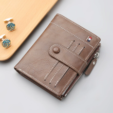 Baellerry Business PU Leather Wallet Coin Zipper