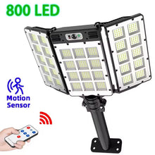 Solar Flood Lights Lamp Powered Sunlight Waterproof PIR Motion Sensor Street Light