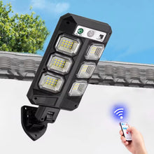 Solar Street Sensor Lamp With Solar Panel & Remote Control