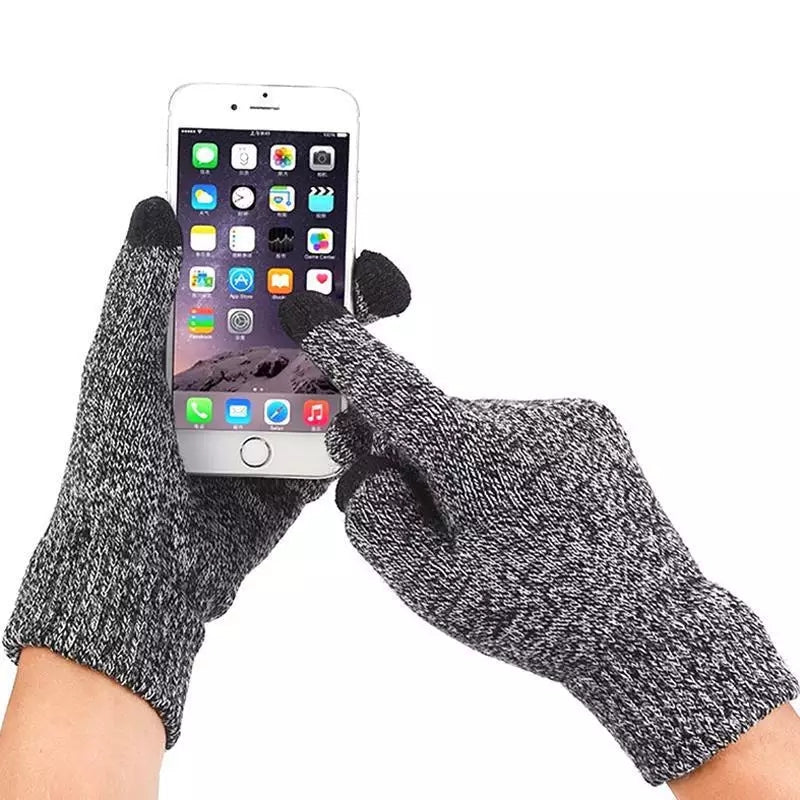 Winter Fashion Mobile Touch Screen Knitted Wool Gloves– arzaan.pk