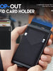 Smart Minimalist Metal Thin Pop-upable Wallet