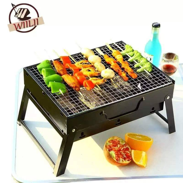 Portable Folding BBQ Grill for Camping arzaan.pk