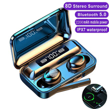 9D Hifi TWS Stereo Bluetooth Wireless Earbuds with LED Digital