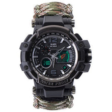 Yuzex Survival Watch 6 in 1 Paracord Bracelet Compass Watch