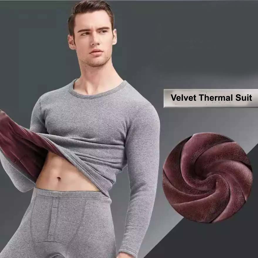 Women Winter Warm Thermal Inside Thick Velvet Fleece Trouser Shirt Innerwear  